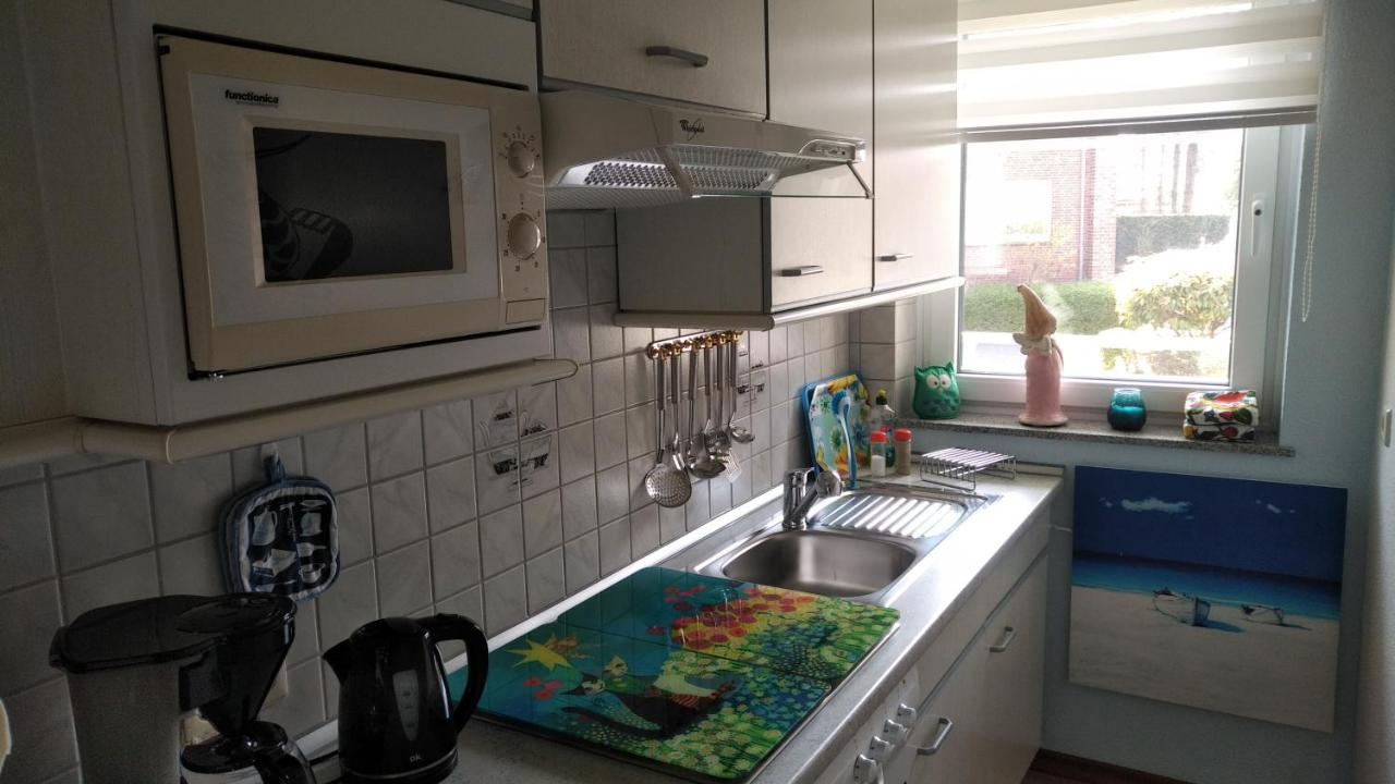 Haus Tertius - Strand- Und Hafennahe Ruhige Ferienwohnung Büsum Esterno foto