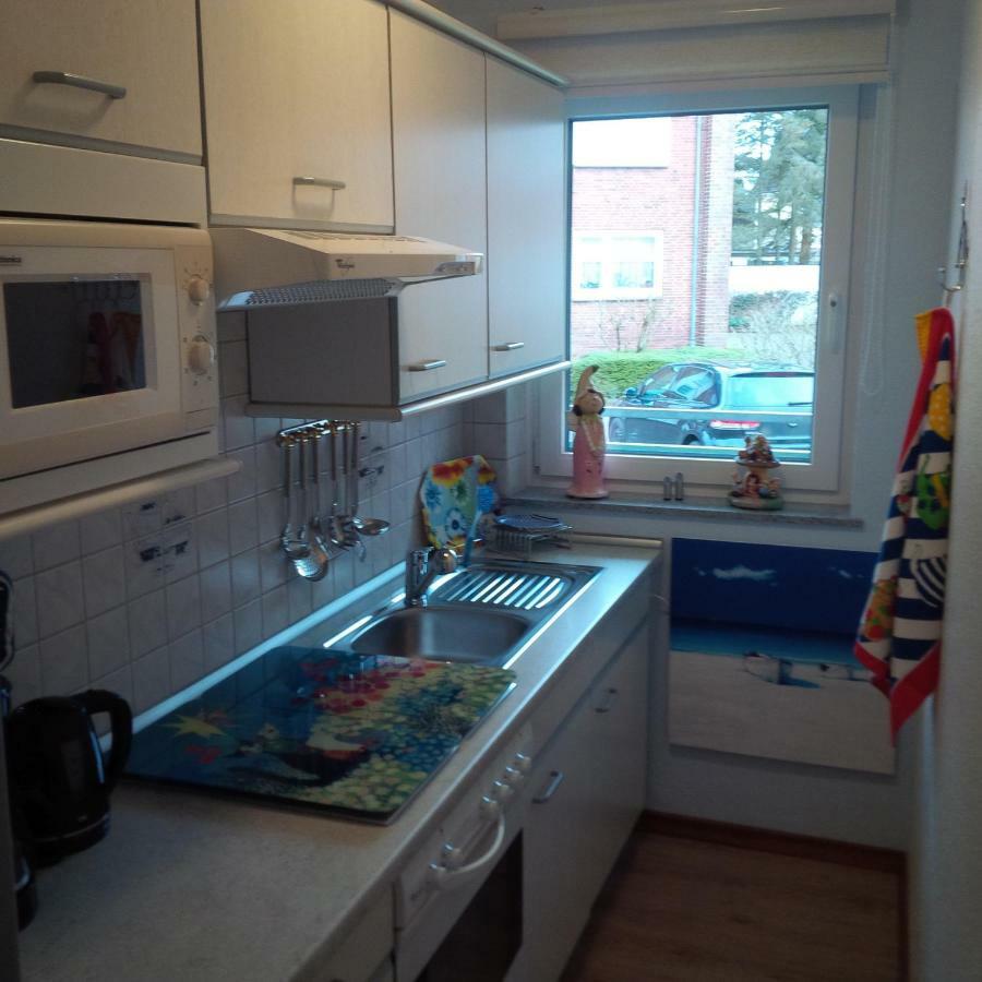 Haus Tertius - Strand- Und Hafennahe Ruhige Ferienwohnung Büsum Esterno foto